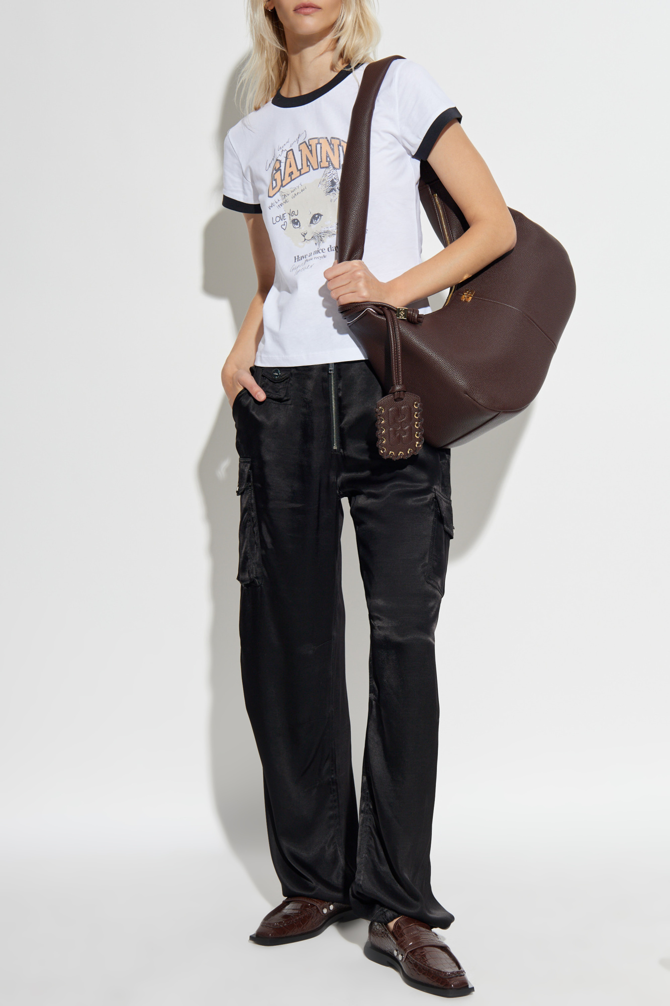 Ganni T-shirt with colorful print | Women's | Vitkac